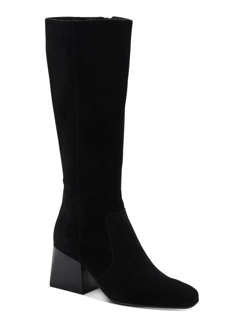 Aqua college black cowhide suede waterproof boots nib sz 8.5 m